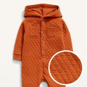 Sold Out Unisex Hooded Quilted Romper for Baby (EUC)